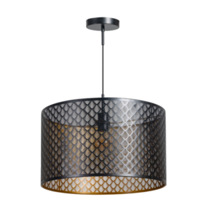 ETH Modern Industrieel Laser hanglamp 1-lichts zwart Ø50cm