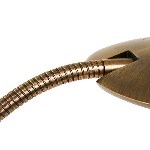 Steinhauer Klassiek retro tafellamp Zenith brons 1-lichts