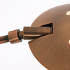 Steinhauer Retro klassiek vloerlamp Zenith 2-lichts brons met leeslamp