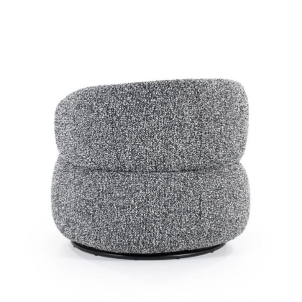 Eleonora Scandinavisch modern fauteuil Maeve zwart maywood