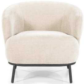 Fauteuil David taupe Safari
