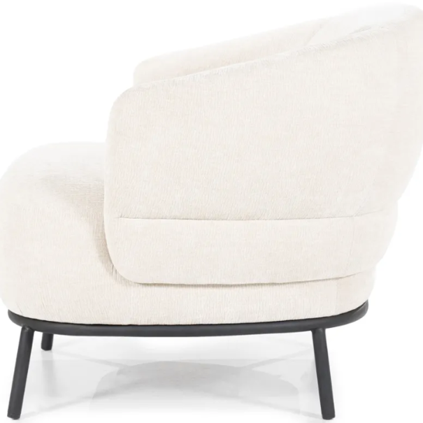 Eleonora Modern Scandinavisch fauteuil David Safari beige