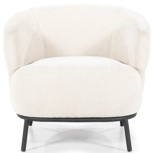 Modern Scandinavisch fauteuil David Safari beige