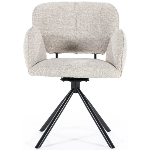 Modern Scandinavisch eetkamerstoel Rosalin Moon taupe