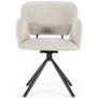 Modern Scandinavisch eetkamerstoel Rosalin Moon taupe