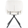 Eleonora Modern Scandinavisch eetkamerstoel Rosalin Moon beige