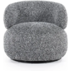 Eleonora Scandinavisch modern fauteuil Maeve zwart maywood