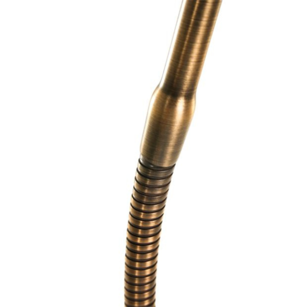 Steinhauer Klassiek retro vloerlamp Zenith 1-lichts brons