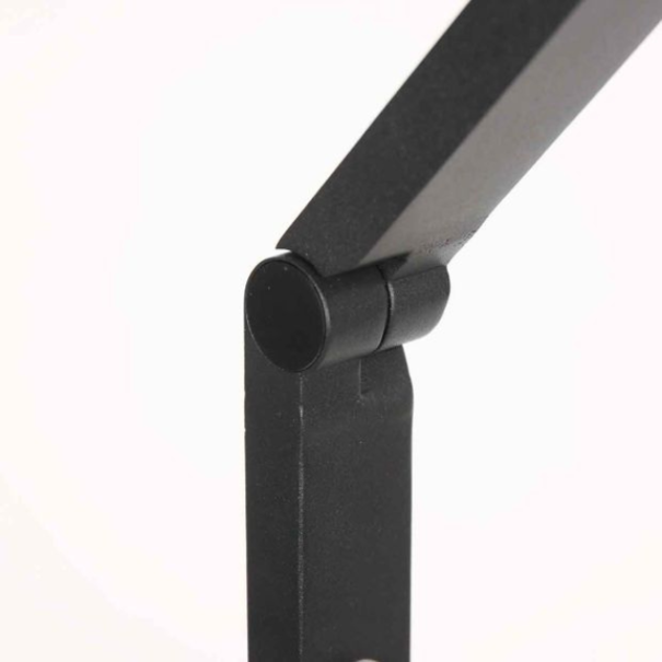 Steinhauer Modern Scandinavisch tafellamp Ringlux  2-lichts zwart