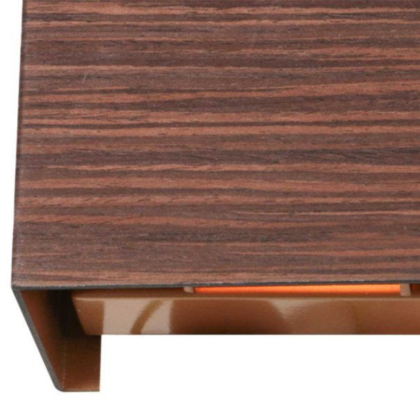 Steinhauer Modern landelijke wandlamp Muro 1-lichts houtlook