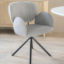 Modern Scandinavisch eetkamerstoel Rosalin Moon bruin