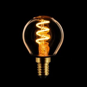 ETH ETH Led spiraal filament kogel E14 4W 3 stappen dimbaar goud