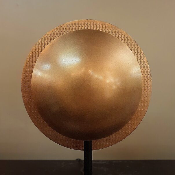 BelaLuz Hotel Chique - Moderne - Tafellamp - 1 Lichts - Antique Brass - Laton