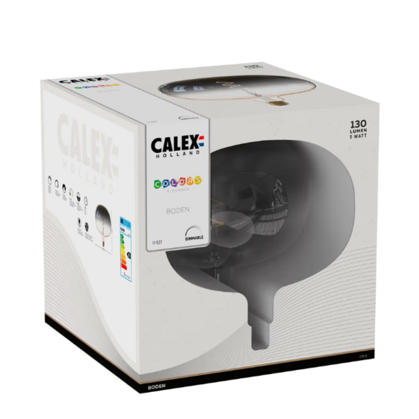 Calex Lichtbron Calex E27 LED 5W Boden Gris Dimbaar