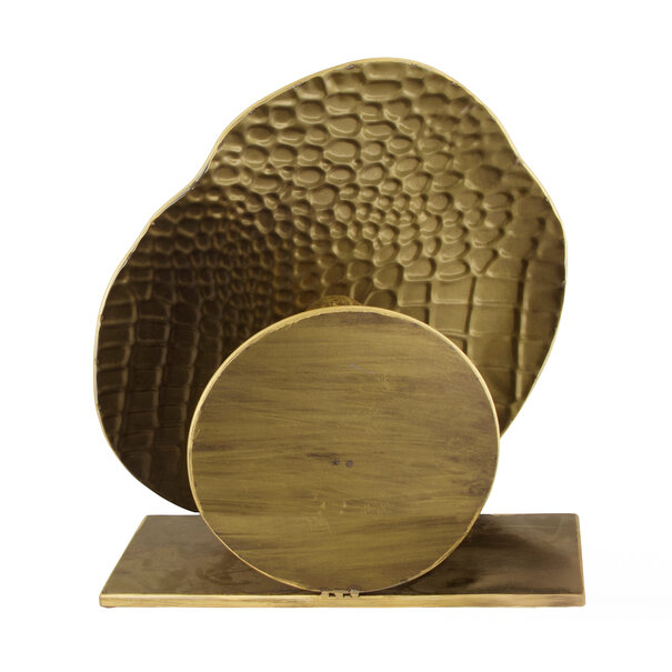 BelaLuz Hotel chique - design - tafellamp - 1-lichts - metaal - brons - Yilan