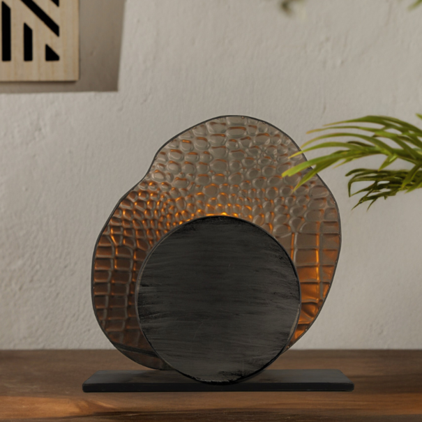 BelaLuz Modern - design - tafellamp - 1-lichts - metaal - antraciet - Yilan