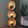 Hotel chique - design - vloerlamp - organisch - metaal brons - Yilan