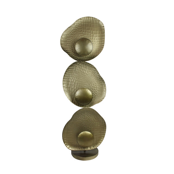 BelaLuz Hotel chique - design - vloerlamp - organisch - metaal brons - Yilan