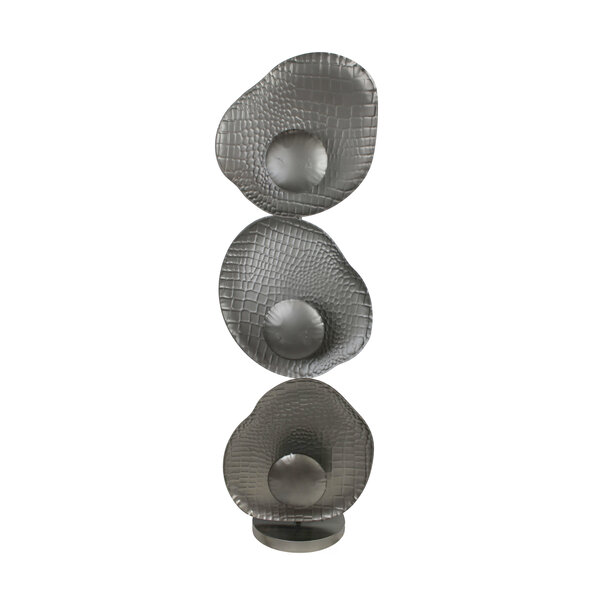 BelaLuz Modern - design - vloerlamp - 3-lichts - organisch - metaal antraciet - Yilan