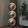Industriële - Modern - vloerlamp - 3-lichts - metaal - antraciet - Hila