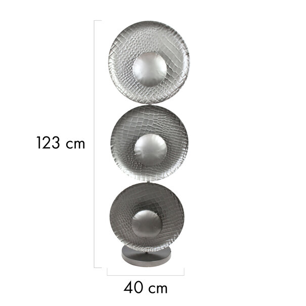 BelaLuz Industriële - Modern - vloerlamp - 3-lichts - metaal - antraciet - Hila