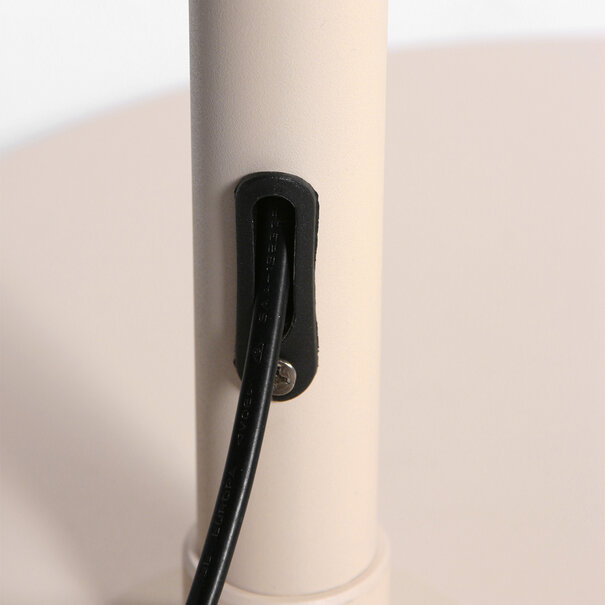 Steinhauer Scandinavisch Japandi vloerlamp Sparkled Light 1-lichts crème