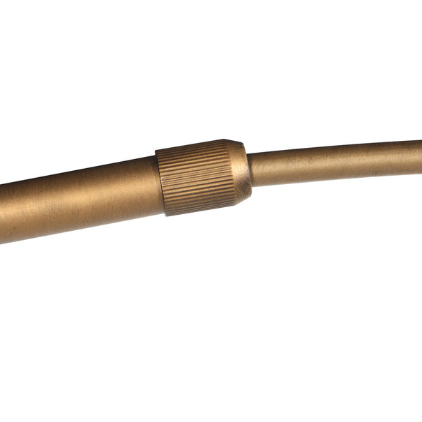 Steinhauer Klassieke vloerlamp Sparkled Light 1-lichts brons