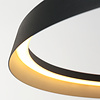 Steinhauer Modern Industrieel hanglamp Ringlux 60 cm zwart goud