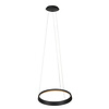 Steinhauer Modern Industrieel hanglamp Ringlux 60 cm zwart goud