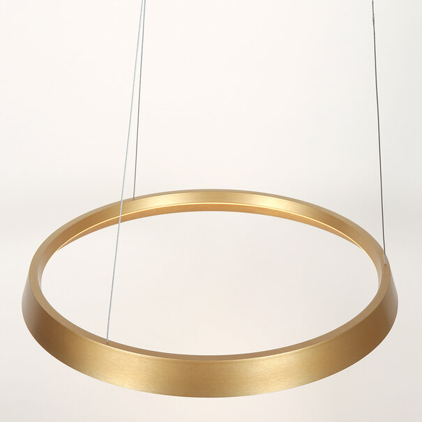 Steinhauer Modern Scandinavisch hanglamp Ringlux 1-lichts 60 cm goud