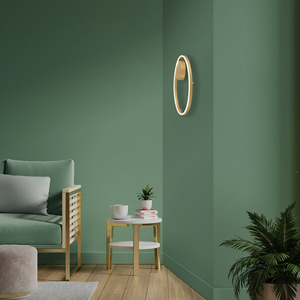 Steinhauer Modern hotel chique plafondlamp Mykty Ø40 cm goud