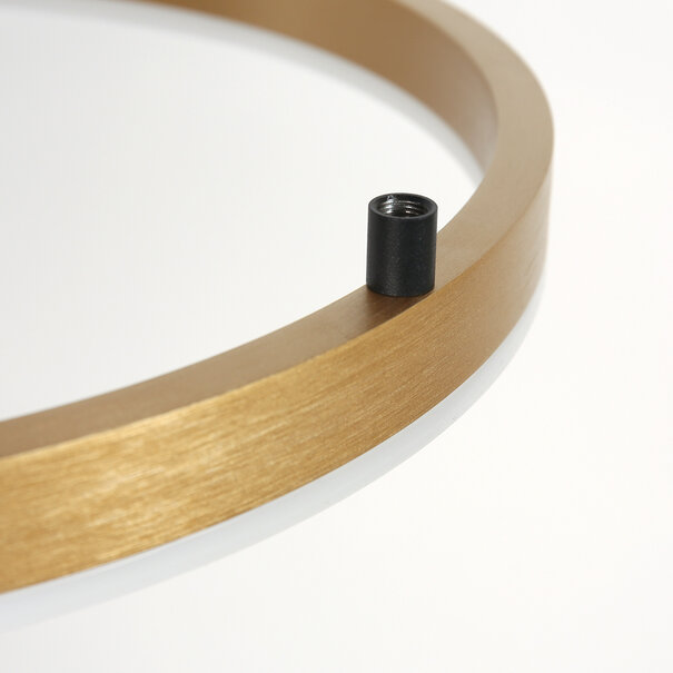 Steinhauer Modern hotel chique plafondlamp Mykty Ø40 cm goud