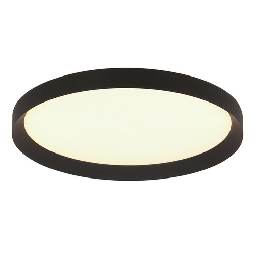 Modern Scandinavisch plafondlamp Flady Ø50 cm zwart
