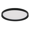 Steinhauer Modern Scandinavisch plafondlamp Flady Ø50 cm zwart