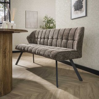 Eetkamerbank Turn Rich taupe