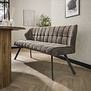 Moderne Scandinavische eetkamerbank Turn Rich taupe