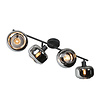 Steinhauer Modern industrieel opbouwspot Tenebris 4 lichts smoke