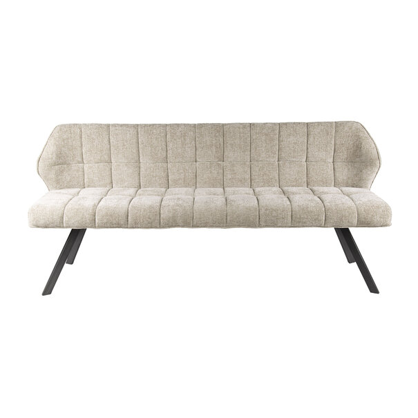 BelaLuz Modern Scandinavisch eetkamerbank Turn Rich zandkleur