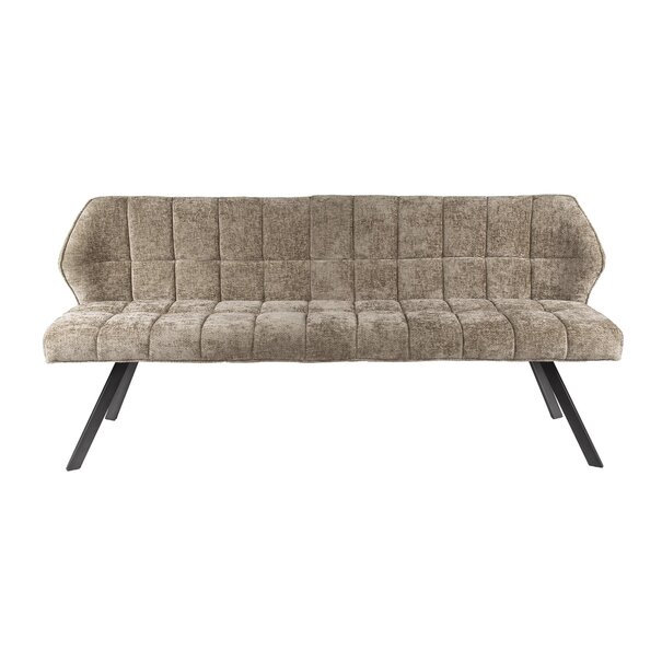 BelaLuz Modern Scandinavisch eetkamerbank Turn Rich champagne