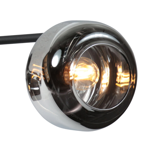 Steinhauer Modern Industriële opbouwspot Tenebris 3-lichts smoke