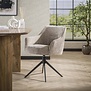 Modern Hotel Chique eetkamerstoel Flow Rich zandkleur