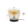 BelaLuz Moderne vloerlamp Dash Up L 1-lichts amber
