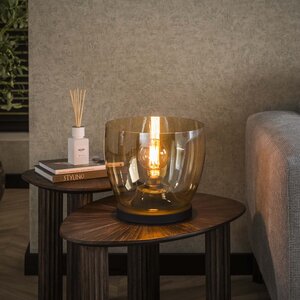 BelaLuz Moderne vloerlamp Dash Up L 1-lichts amber