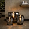 BelaLuz Moderne vloerlamp Dash Up XL 1-lichts smoke