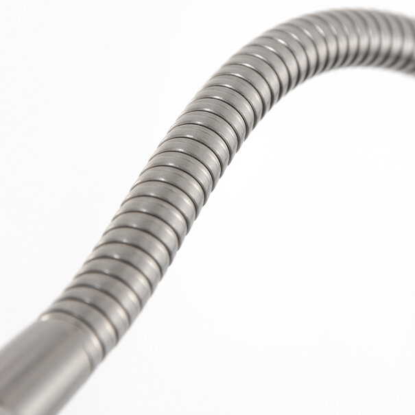 Steinhauer Modern Industriële vloerlamp Platu 1-lichts staal