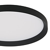 Steinhauer Modern Scandinavisch plafondlamp Flady Ø40 cm zwart