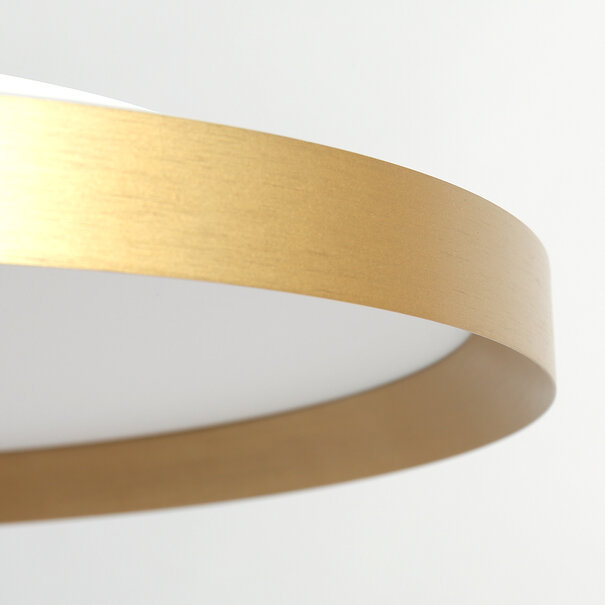 Steinhauer Modern Scandinavisch plafondlamp Flady Ø40 cm goud