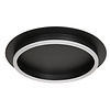 Steinhauer Modern design plafondlamp Ringlux 1-lichts Ø32 cm zwart