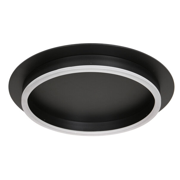 Steinhauer Modern design plafondlamp Ringlux 1-lichts Ø32 cm zwart