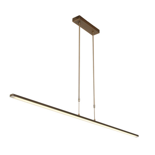 Retro minimalistische hanglamp Zelena 155 cm brons